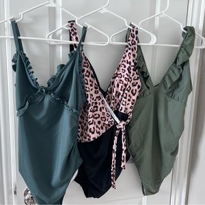 Bundle of maternity swim suits